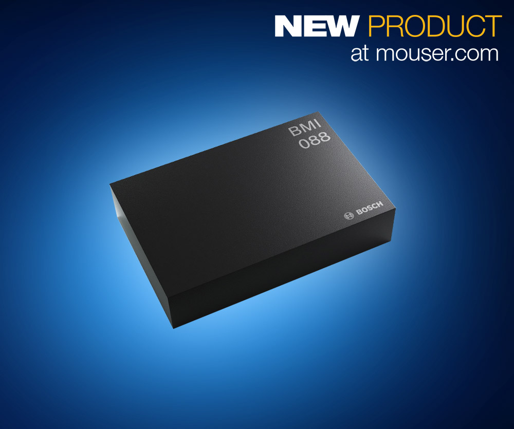 Bosch’s BMI088 High-Performance IMU for Drones and Robotics  Now at Mouser